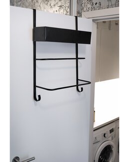 Dörrhylla av metall Svart - Linea