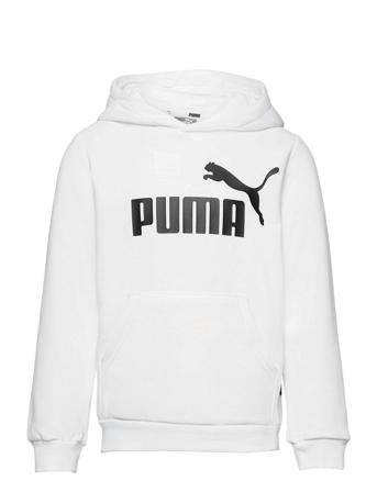 Ess Big Logo Hoodie Fl B Huppari Valkoinen PUMA
