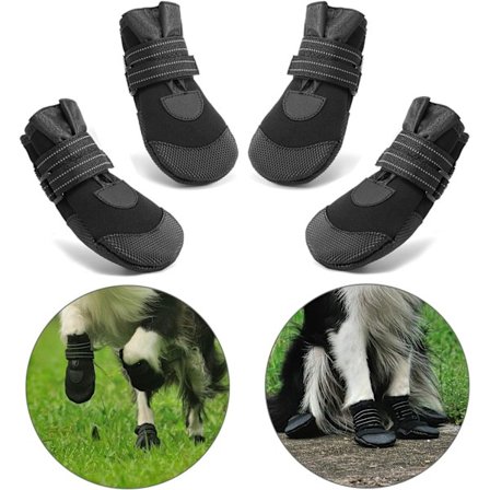 Neljään suuntaan joustavat koiran tossut, vedenpitävät koiran kengät ulkoiluun tassujen suojauksella, liukumaton pohja pienille ja suurille koirille (