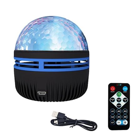Aurora Ljusprojektor, Nordljus Galaxy LED-lampa, Med Fjärrkontroll {Db}