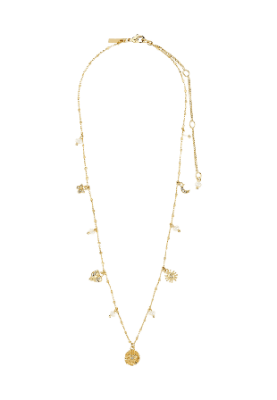 Pilgrim MYLAN necklace gold-plated Smycken & klockor Dam Guld ONESIZE