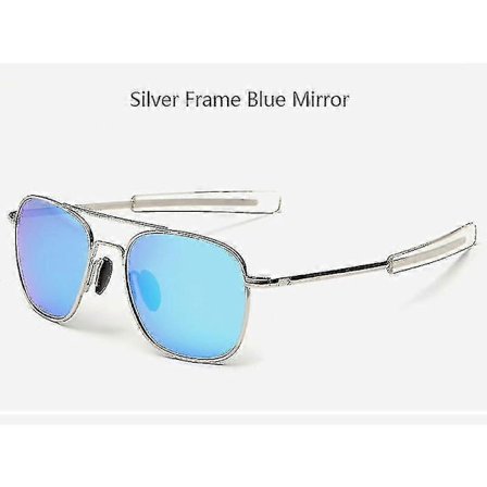 Svarta polariserade pilot-solglasögon för män, militärstil, amerikansk design, polariserade solglasögon, Oculos De Sol