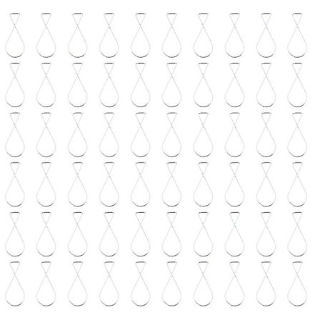 100 stk krok klemme takkrok krok T-formet stang klemme anheng takkrok, 1,5*63mm