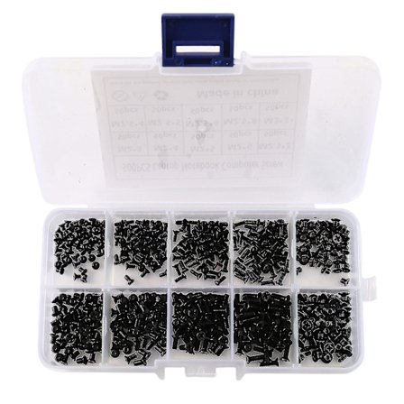 500 kpl M2 M2.5 Km Ruuvit Litteä Pää Ruuvit Kannettava Tietokone Kannettavan Tietokoneen Ruuvit Sarja Kit Computer Pieni Ruuvi.