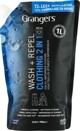 Grangers Wash + Repel Clothing Refill washing & waterproofing 1000 ml