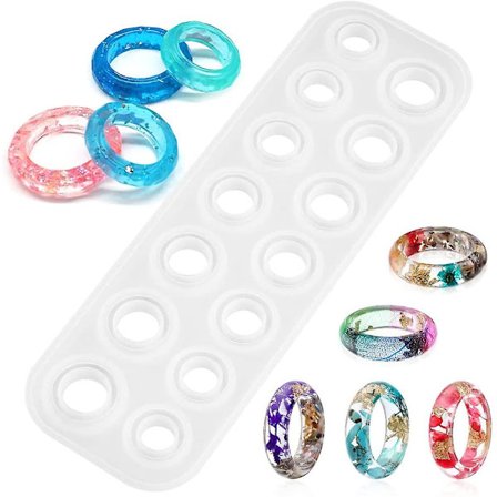 Ring Silikonform, Epoksyharpiks, Diy Smykker, Valentinsdags Kreativ Gave