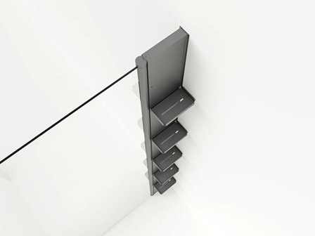 Svedbergs Skoga 6601 Duschförvaring Matt Aluminium, Badrum