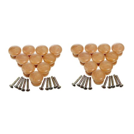 20 kpl 25 mm luonnonpuusta valmistetut kaapin nupit, laatikon vetimet, vaatekaapin oven vetimet (kuten kuvassa)