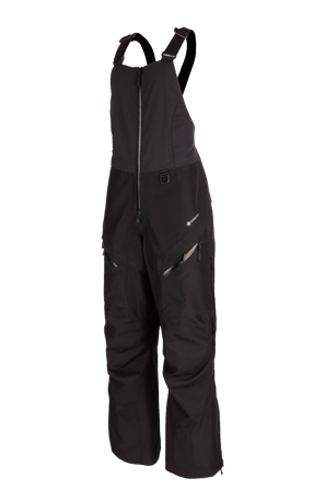 Klim Alpine Bib-skoterbyxor Svart/Högt liv XXL