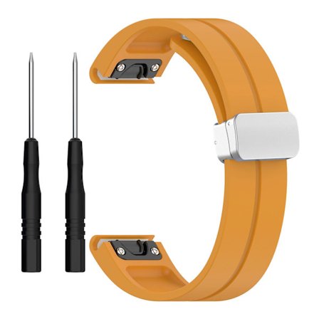 22mm klockarmband Silive spänne silikon handledsrem för Garmin Fenix 7/forerunner 965/955/945/935