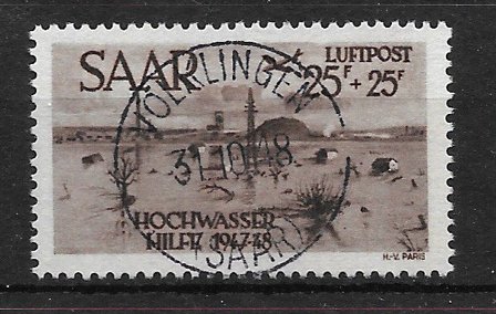 Saar 1948 - AFA 260 - Stemplet