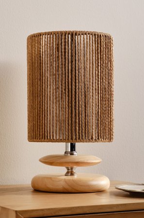 Jotex - NATTAVAARA bordlampe Natur - Kjøp Bordlamper hos Jotex