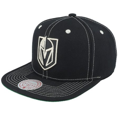 Mitchell & Ness - NHL Schwarz snapback Cap - Vegas Golden Knights Contrast Natural Black Snapback @ Hatstore