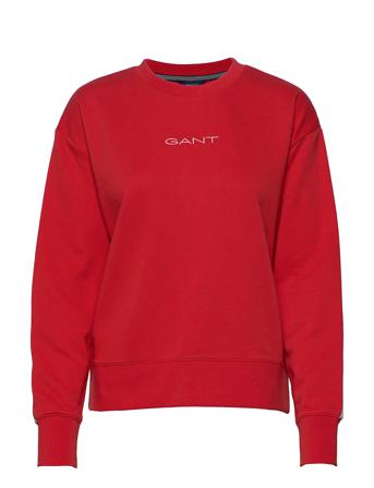 D1. 13 Stripes C-Neck Sweat Sweatshirt Trøje Rød GANT