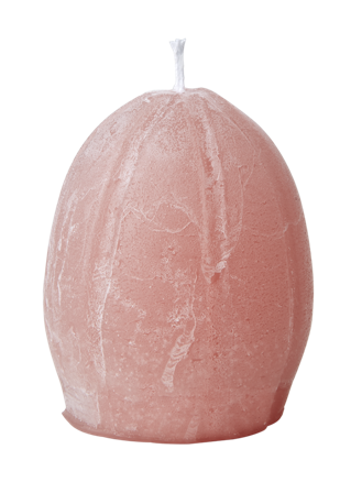 Affari Easter Egg Candles Dusty-Pink H12