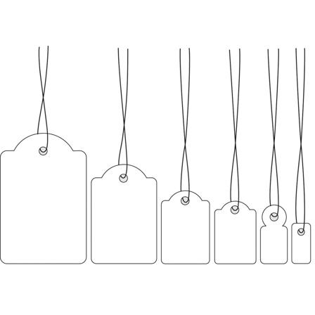 Herma Strung marking tags HERMA 18x28mm 1000pcs