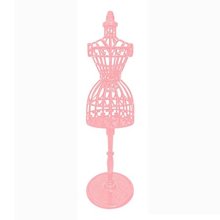 Dukke Display Holder Kjole Tøj Mannequin PINK