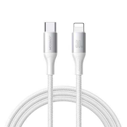 Joyroom USB-C till Lightning kabel 30W 1m Flash S-A28 - Vit