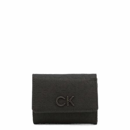 Calvin Klein Wallets Cardholders Sort, Dame Punge og Kortholder, Størrelse: ONE Size
