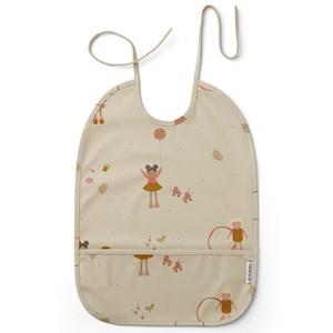 Liewood Doll/Sandy Lai Bib One Size - Baby feeding - One size - Beige - Junge