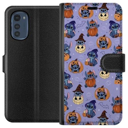 Motorola Moto E32s Lommeboketui Stitch halloween