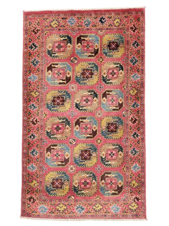 Tapis D'orient Kazak Fine 86X142 Marron/Rouge (Laine, Afghanistan)