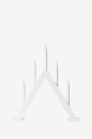Markslöjd - Ljusstake Ariele 5L - Vit - Adventsljusstakar - Från Homeroom