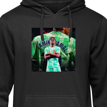 Barnehettegenser Yamal Barcelona fotbollströja junior stjärna