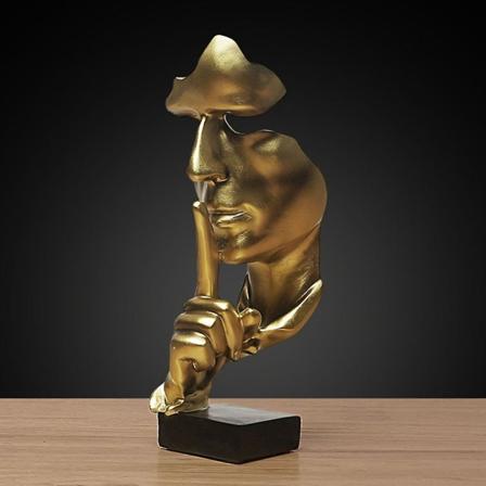 Moderne minimalistisk abstrakt skulptur håndværk dekoration stue vinkælder soveværelse værelse dekorationer bro dekoration, 27 * 10 * 10 cm