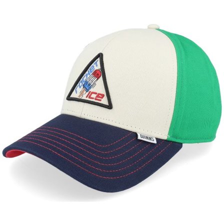 Djinns - Vit adjustable Keps - Basic Cap Food Rocket Ice Fossil Adjustable @ Hatstore