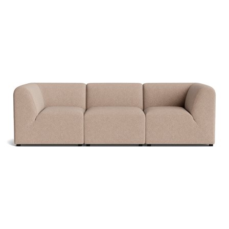 Napoli 3 personers sofa - Leo Beige - 247x86x76 - Sofa, 3 personers sofa