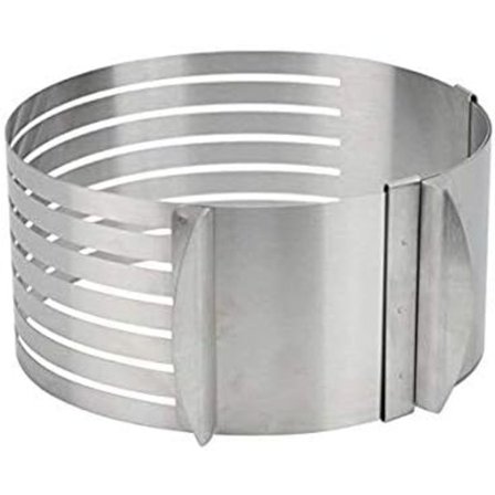 Justerbar form i rostfritt stål, lager-mousse tårtskärare, hälsosam och användbar