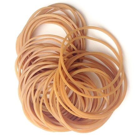 Gummisnoddar 0,5 kg - Diameter 7 cm Bredd 5 mm