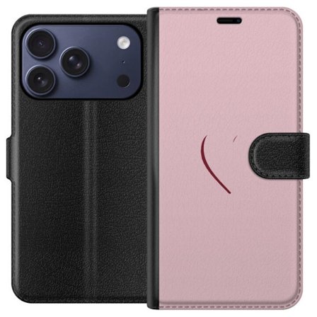Kompatibelt Lommeboketui til Apple Apple iPhone 17 Pro SoftPinkLove