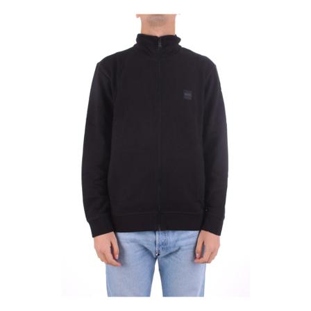 Hugo Boss, Zip-throughs Zwart, Heren, Maat:M