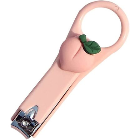 zjd Negleklipper Foldbar Negleklipper Sød Frugtstil Enkelt Voksen Anti-Sprøjt Negleklippere Bærbar Negleklipper (Farve : D)