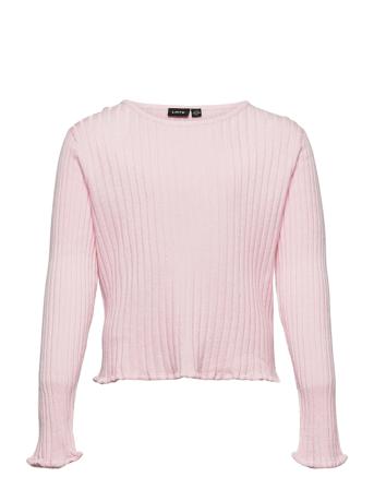 Nlffinna Ls Short Knit Pink LMTD