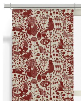 Panellängd Fyri 2-pack Röd - Arvidssons Textil