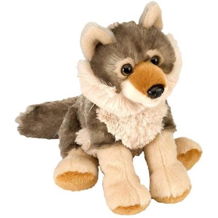Wolf Plyschleksak Gosedjur Barnpresent 27cm