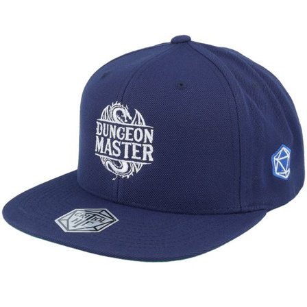 Critiql Hit - Blå snapback Keps - Dungeon Master Logo Dragon Classic Navy Snapback @ Hatstore