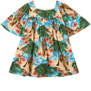 Kids - Kenzo Kids Multicolor Tropical Dress 12 Years - Dresses - 12 years - Cream - Mädchen