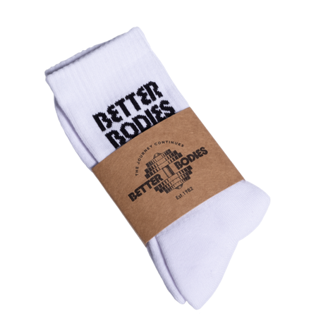 Better Bodies BB Crew Socks 1-pack, White