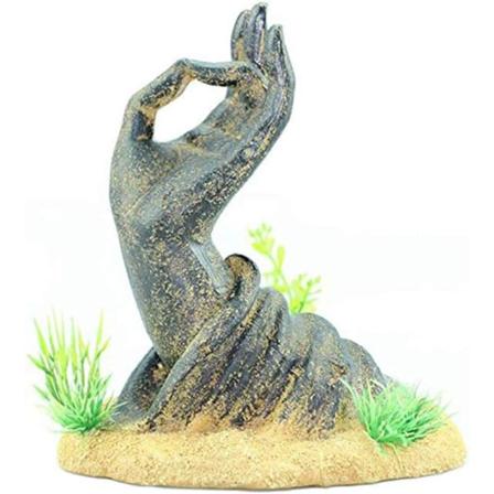Guanyin Jade Handdekoration Fisk och Räkor Handformad Gömställe