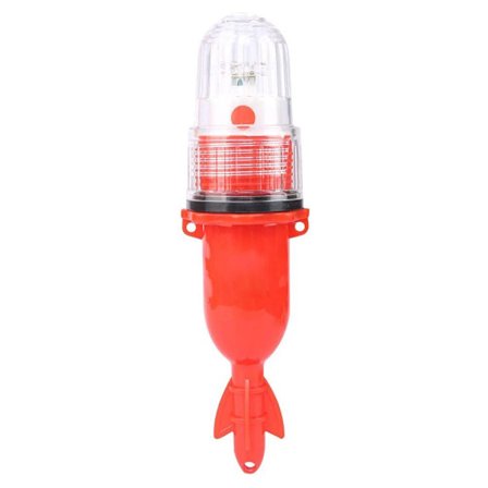 Nattfiske LED Undervanns Fiske Lys Indikator Agn Alarm Stang Klipp Tupp Fiske Agn Alarm for Fiske