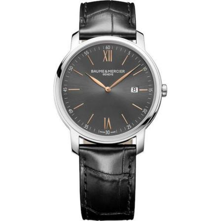 Baume et Mercier, Watch UR - M0A10381 Zwart, Heren, Maat:ONE Size