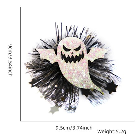 Halloween dekorationer, hårklemmer, hovedbeklædning, spøgelsesfester, voksen- og børnekostumer, dæmoner, græskar, spøgelser, hårklemmer