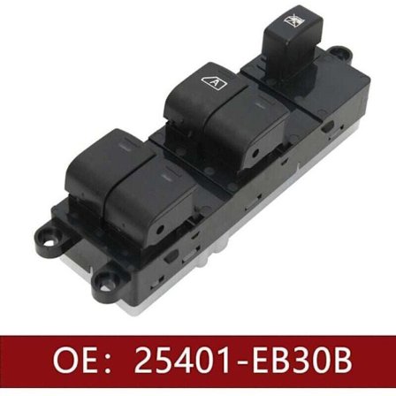 Vindueskontakt til Nissan Qashqai J10 Navara d40 Pathfinder Fordør Elektrisk Hovedvindueskontakt 2005-2016 25401-EB30B