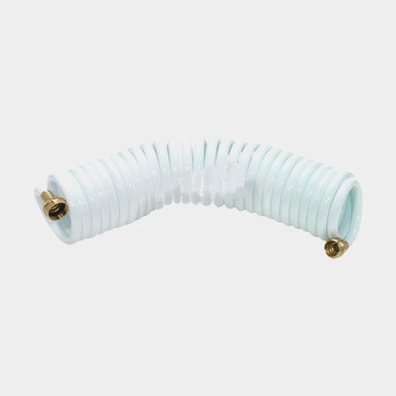 Spuleslange Shurflo Self Coiling Hose, plast (High Performance), 3/8" (indvendig slangediameter), 3/4" (GHT)(indvendig & udvendig), 7.5 m