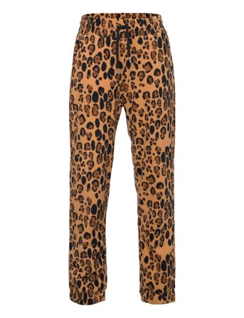 Mini Rodini Leopard Fleece Trousers - Multi/patterned - 56-62
