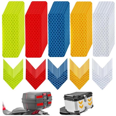 100 st - reflexklistermärken - reflextejp - reflex säkerhetsvarningsremsor